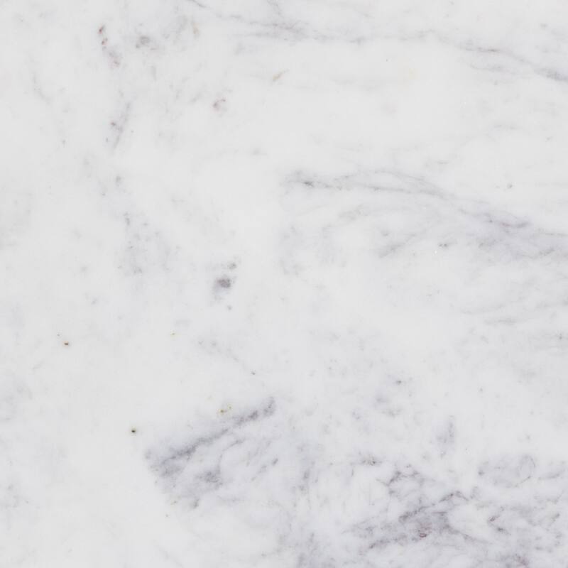 Jonathan End Table-Veined White Marble Solid