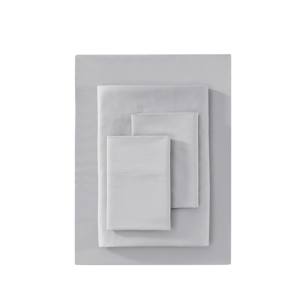 Vera Wang T1000 Sateen Cotton Solid Sheet Set