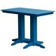 preview thumbnail 18 of 40, Poly Lumber Bar Table 5' - Blue