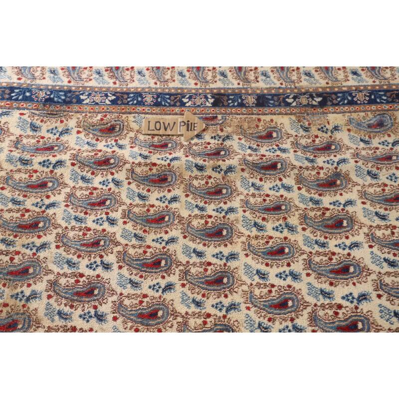 Paisley Mood Persian Vintage Area Rug Hand-Knotted Wool Carpet - 6'9"x 10'7"