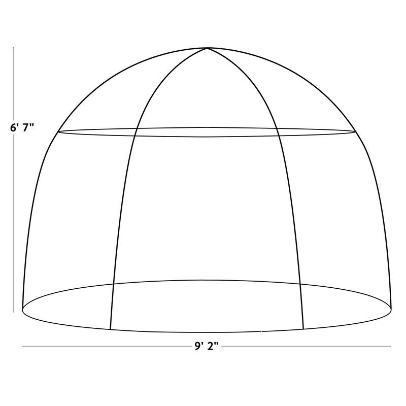 Haxnicks Garden Sunbubble - Walk-In Greenhouses - Large or Standard Size - Clear
