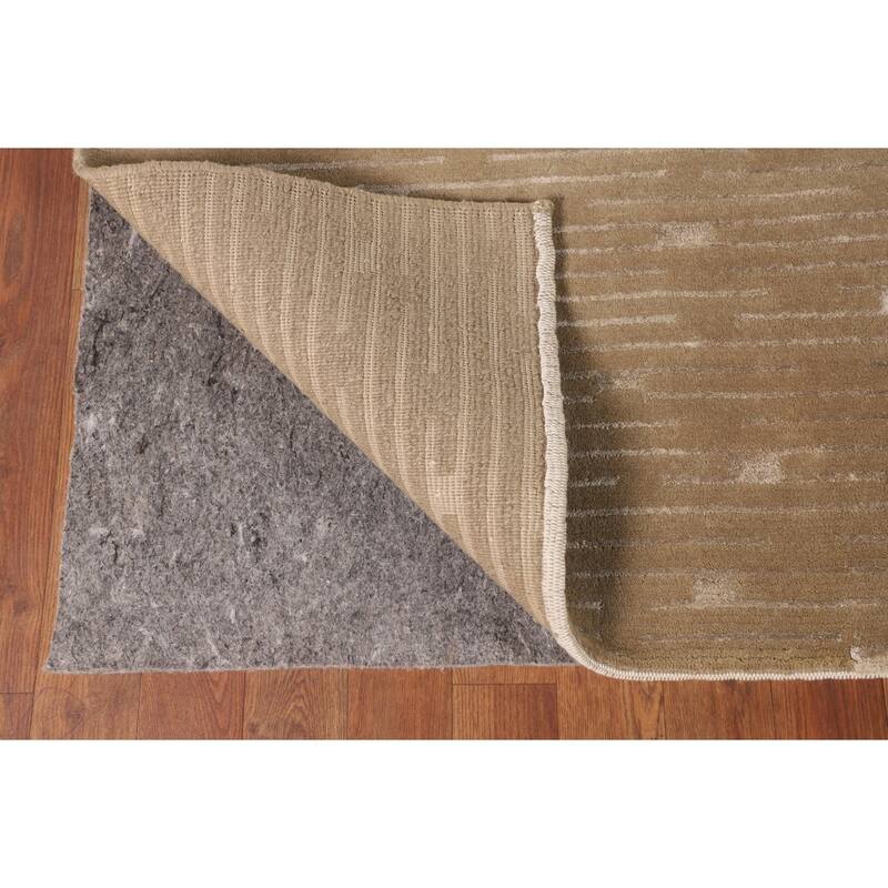 Nepalese Modern Area Rug Hand-Knotted Wool Carpet - 9'3" x 11'10"
