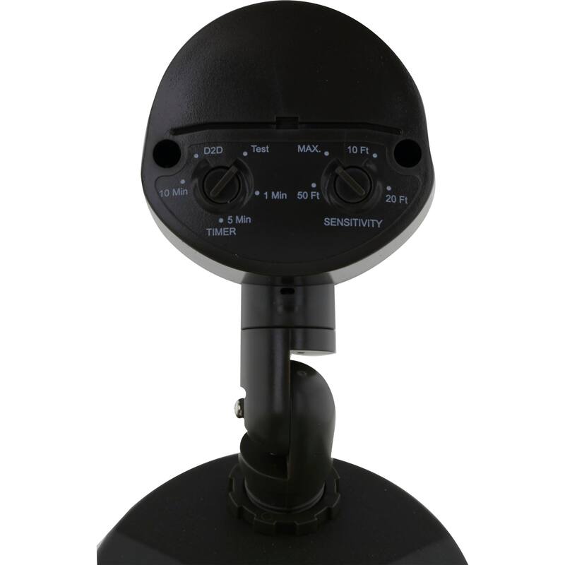LED Security Light Dual Head With Motion Sensor Bronze Finish 4000K