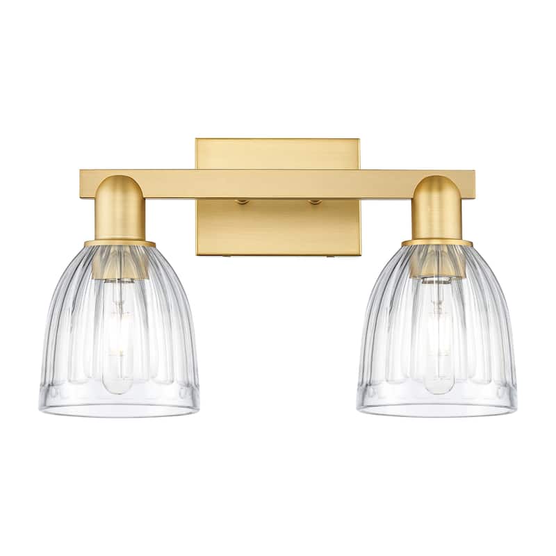 Innovations Lighting Endless Possibilities Arcadia - Brookfield - 2 Light 17" Bath Vanity Light - Clear/Satin Gold