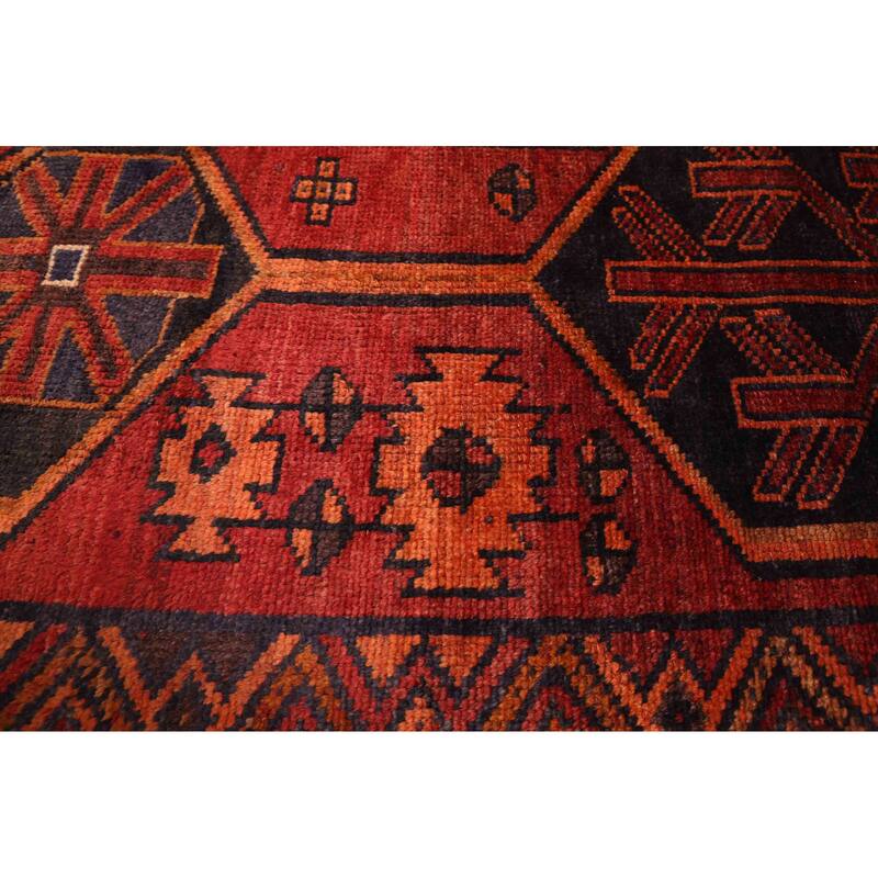 ECARPETGALLERY Hand-knotted Melis Vintage Red Wool Rug - 5'10 x 7'3