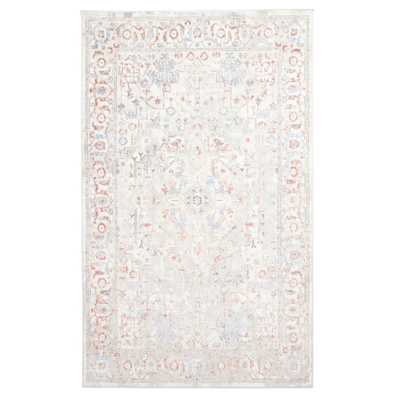 ECARPETGALLERY Machine Made Mira Ivory Area Rug - Ivory - 8'0 x 10'0