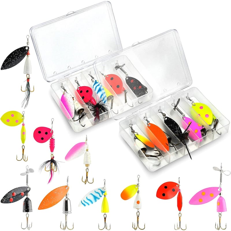 10Pcs Advanced UV Fishing Lures for Freshwater