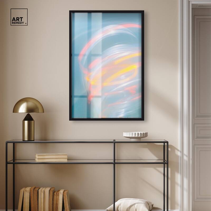 Swirling Light I Shadowbox by Art Remedy