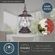 preview thumbnail 6 of 7, Vaxcel Lighting Dockside 1 Light Mini Pendant with Clear Glass Shade