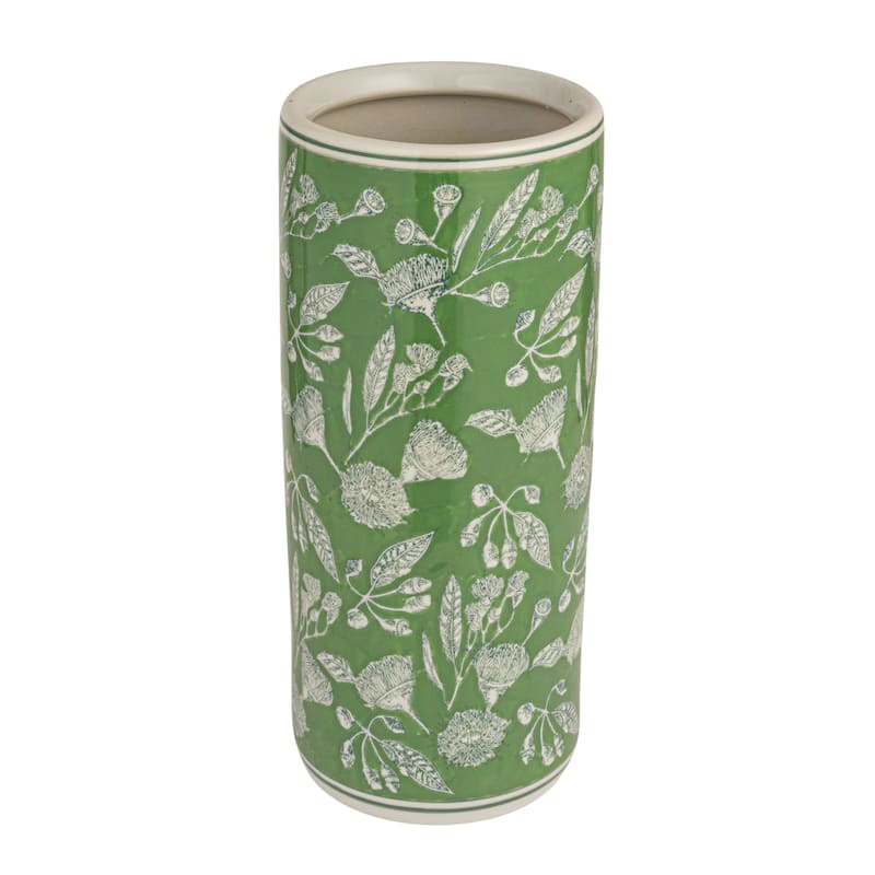 Ceramic Umbrella Stand - Green