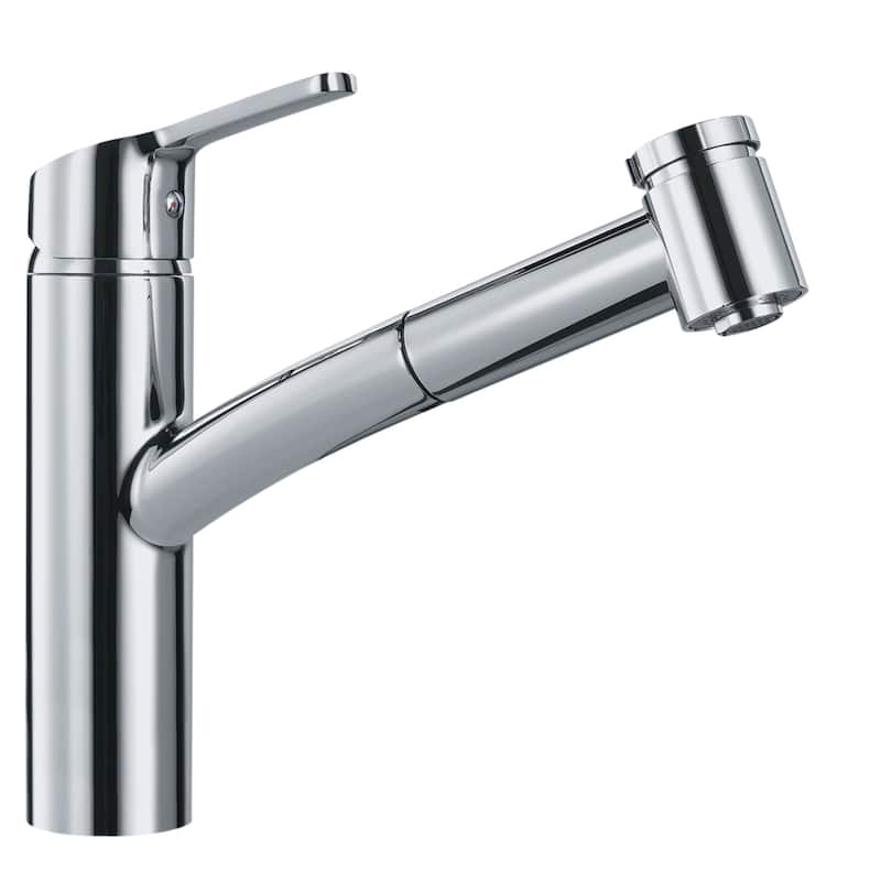 Franke SMA-PO Smart 1.75 GPM Single Hole Pull Out Kitchen Faucet - Satin Nickel