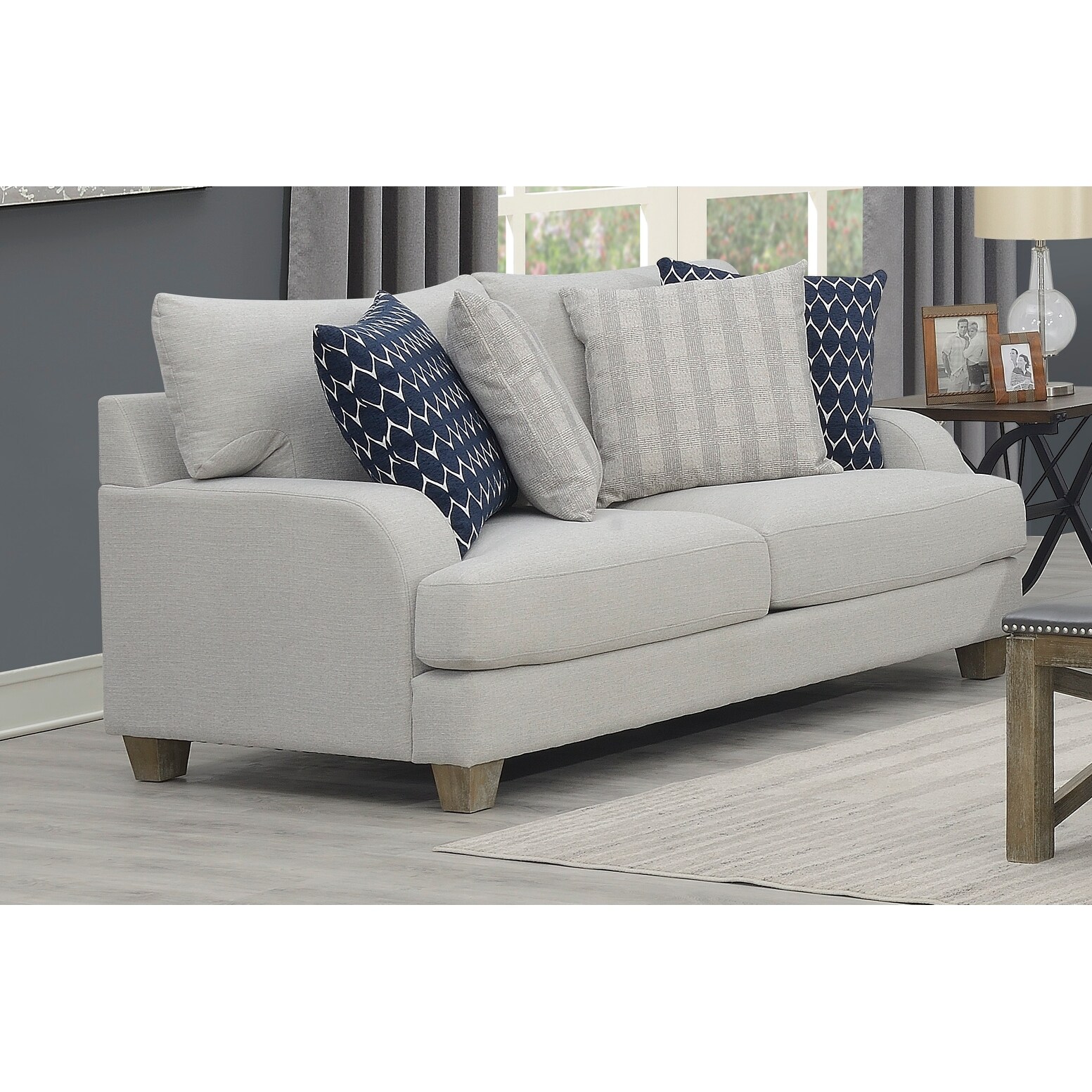 Shop The Gray Barn Stow Wold Grey Farmhouse Style Loveseat