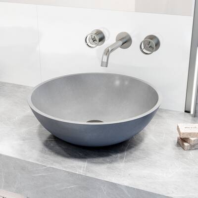 VIGO Bathroom Sink With Wall Mount Faucet