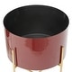 preview thumbnail 50 of 50, Iron Contemporary Planter (Set of 2) - S/2 12", 16"H