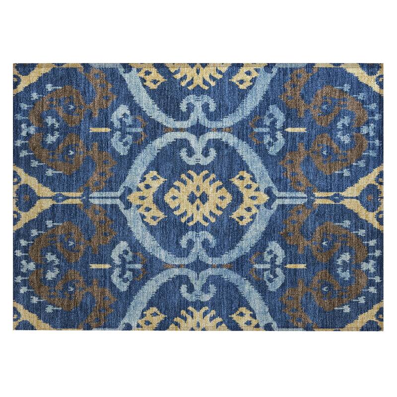 Machine Washable Indoor/ Outdoor Global Empire Chantille Rug