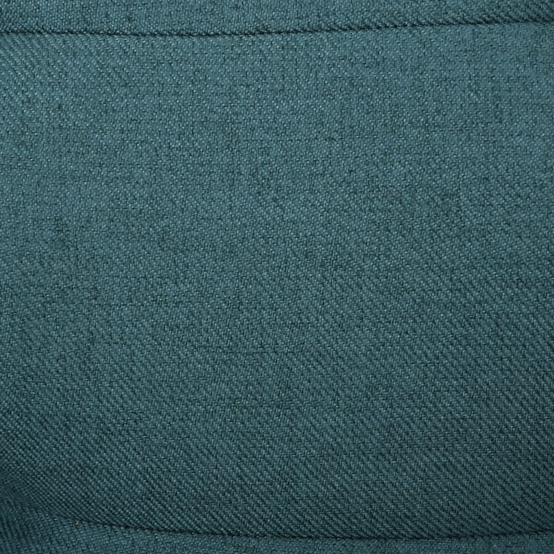 Teal Modern 32.5" High Back Upholstered Button Tufted Wingback Chair with Rubber Wood Legs