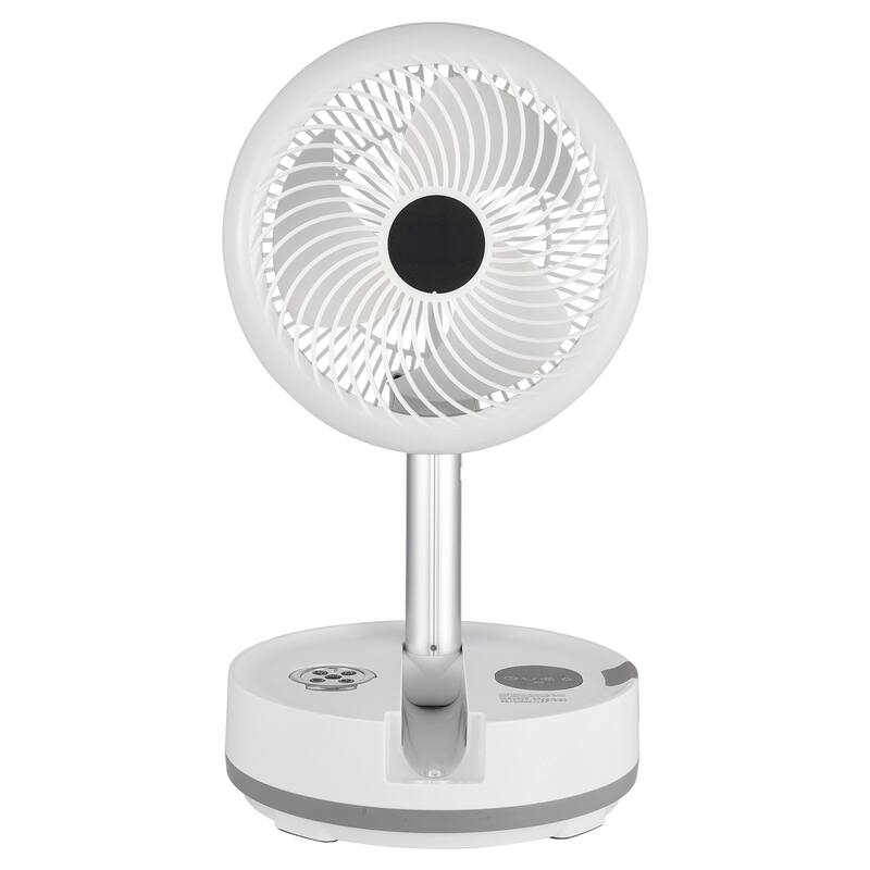 10 inch Foldable Rechargeable Oscillating Fan 3 in 1 Remote 9 Speeds