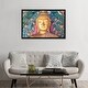 preview thumbnail 13 of 13, iCanvas "Buddha Head" by Manjik Pictures Framed