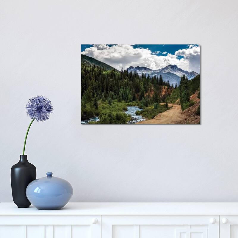 iCanvas "Rocky Mountain Roadway" by Jonathan Ross Photography Canvas Print - 12x18x1.5