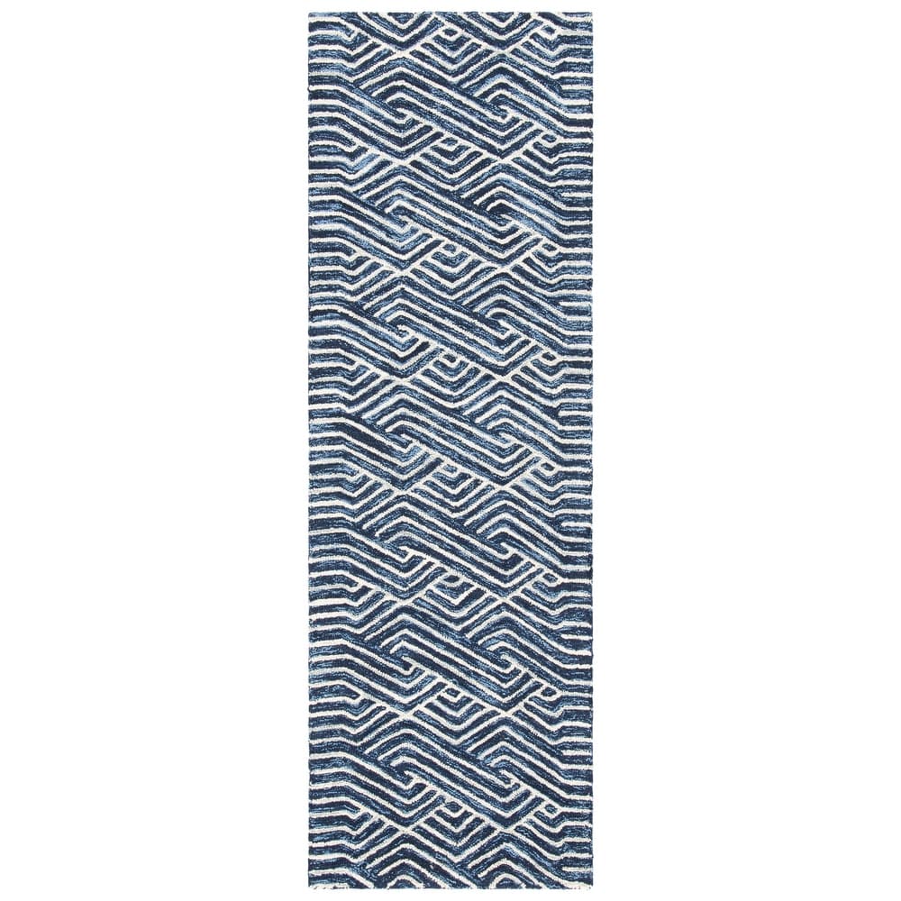 SAFAVIEH Handmade Micro-Loop Firica Modern Wool Rug