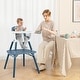 preview thumbnail 2 of 4, 5 in 1 Convertible Highchair w/Removable Tray for Babies & Toddlers