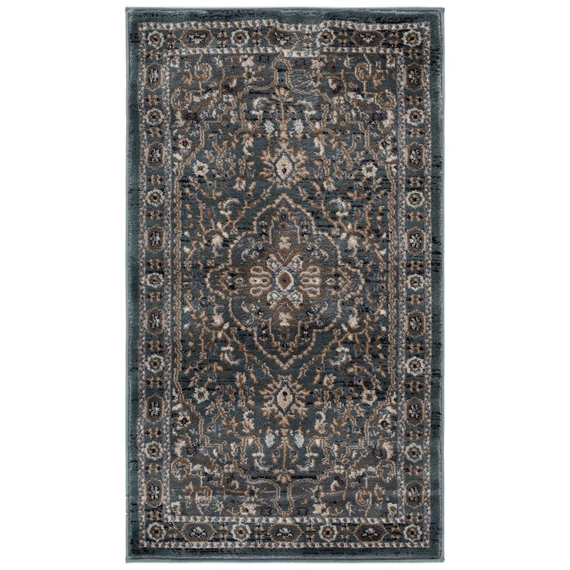 SAFAVIEH Lyndhurst Jill Traditional Oriental Rug - 2' x 3' - Teal/Grey