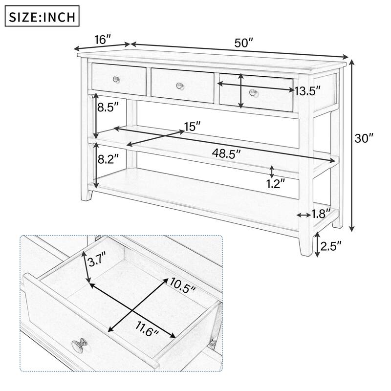 Retro Design Console Table