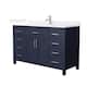 Option Dark Blue / White Quartz Top / Brushed Nickel