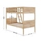 preview thumbnail 61 of 68, Convertible Solid Wood Bunk Bed Frame for Kids with Ladder, No Box Spring Needed