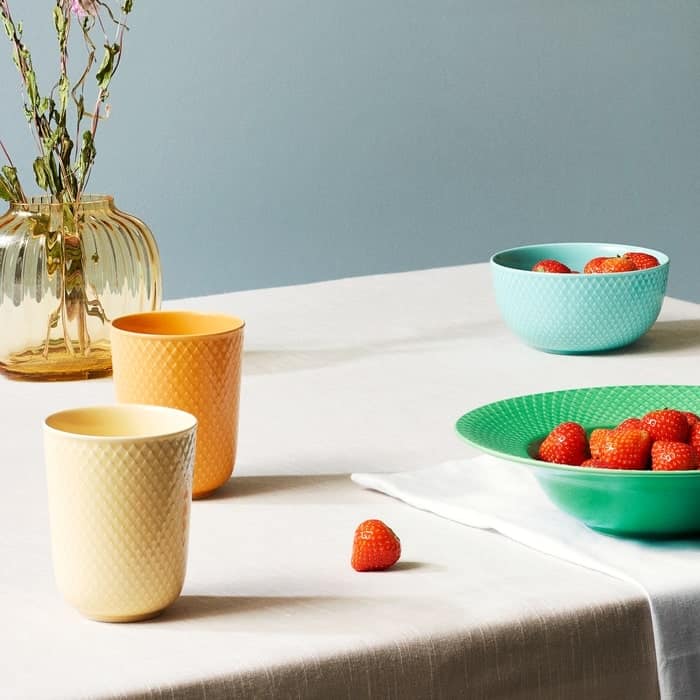 Lyngby Porcelæn Rhombe Color Mug, V: 11.2 oz