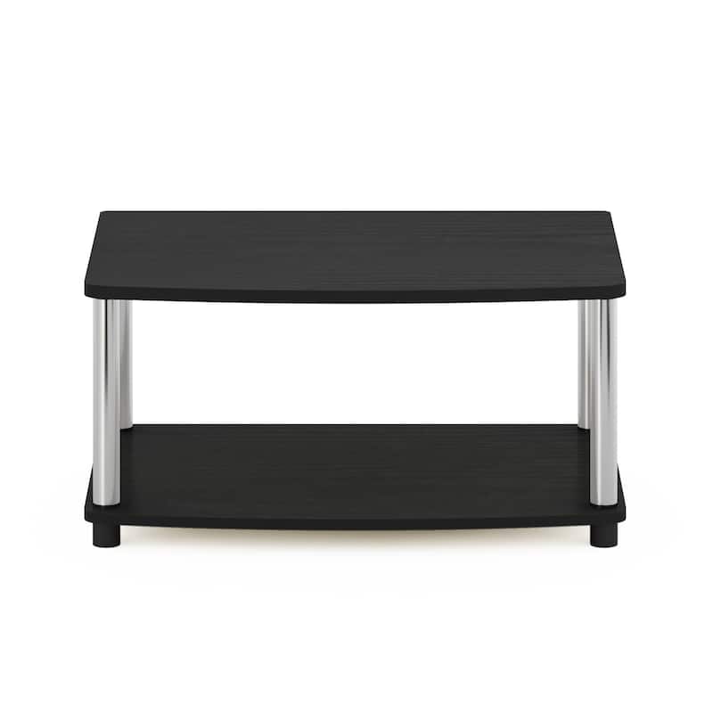 Furinno Turn-N-Tube No Tools 2-Tier Elevated TV Stands