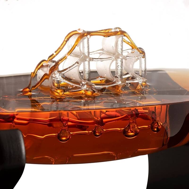 Ship in a Bottle Whiskey Decanter Set
