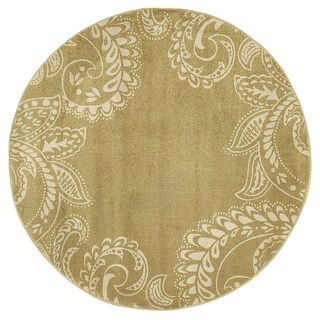 Style Haven Lucas Paisley Gold/ Ivory Area Rug - Bed Bath & Beyond ...