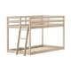 preview thumbnail 8 of 24, Now Furniture Low Bunk Bed for Kids, Twin over Twin
