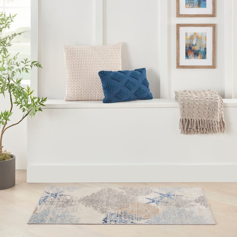 Nourison Seaside Indoor only Nature Area Rug