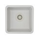 preview thumbnail 42 of 47, Lexicon Undermount Quartz 15 Inch Single Bowl Kitchen Sink Kit
