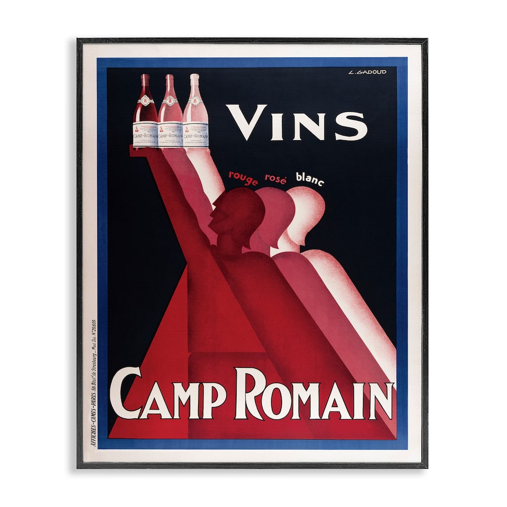 Stupell Antique Wine Bottle Trio Framed Giclee Art Design By Marcus Jules