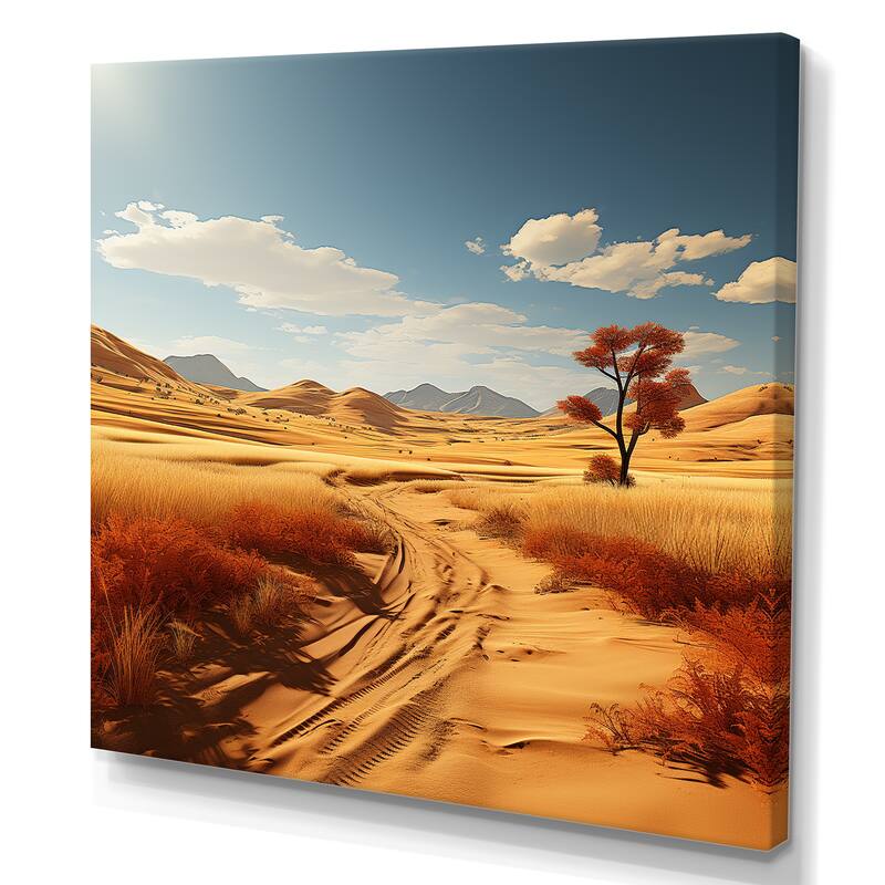 Designart "Nevada Native Spirit Plains " Native American Art Wall Art