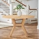 preview thumbnail 1 of 15, 42" Solid Wood Dining Table Oak