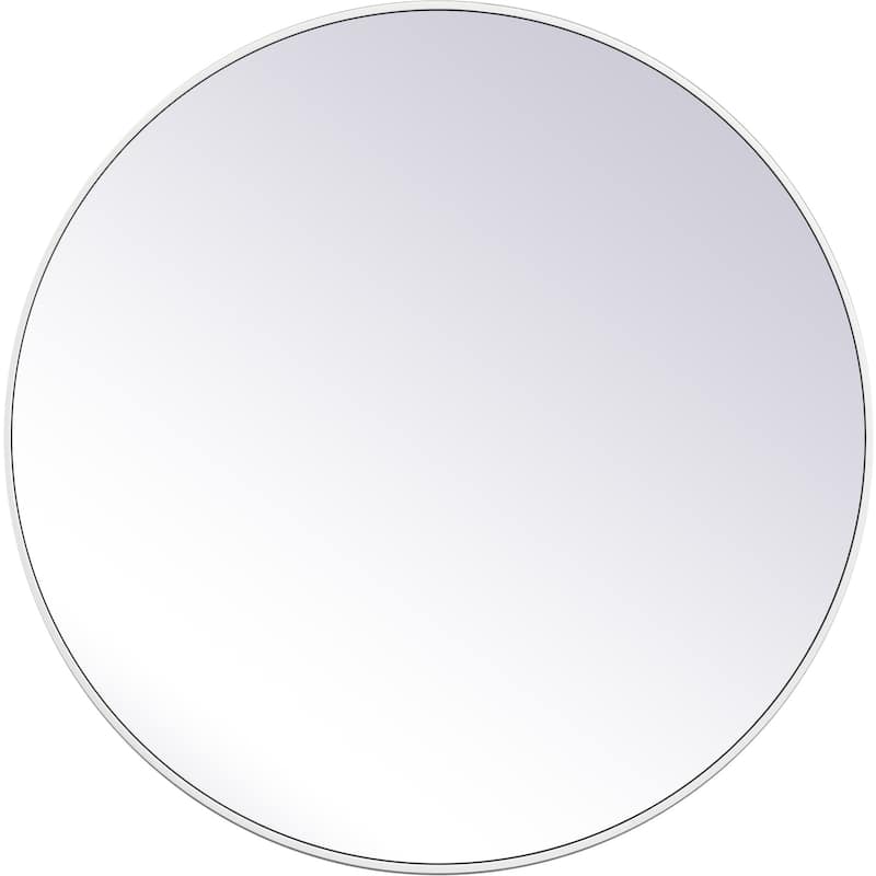 Elegant Lighting Eternity 39" Diameter Circular Beveled Metal Framed