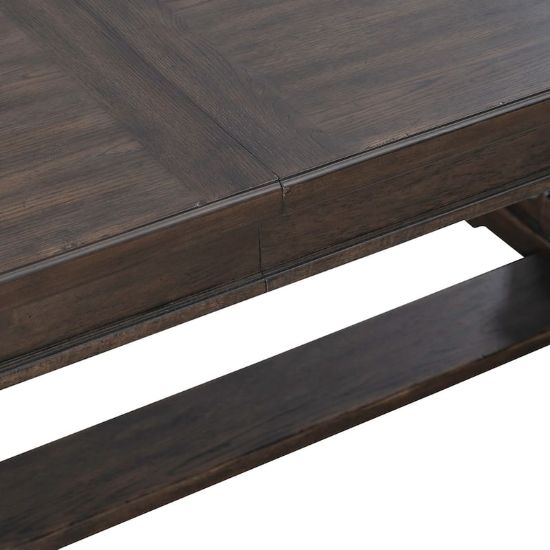 Paradise Valley Saddle Brown Oak Dining Table - Various Size Options