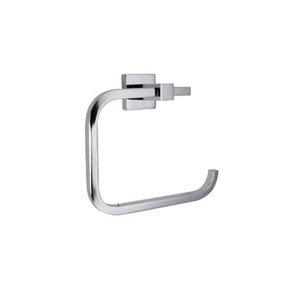 Razo Bathroom Towel Ring Accessory in Polished Chrome - 8'3" x 11'