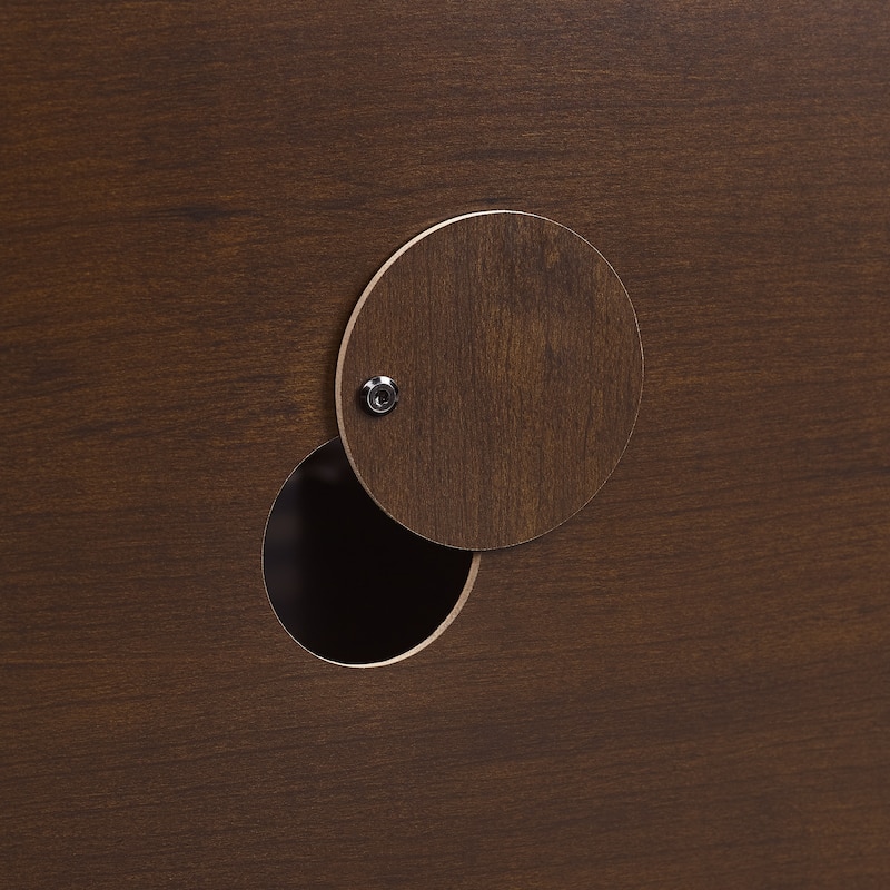 Crosley Cameron Corner Record Player Cabinet With Vinyl Storage