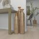Set of 3 Contemporary Glam Gold Iron Vases