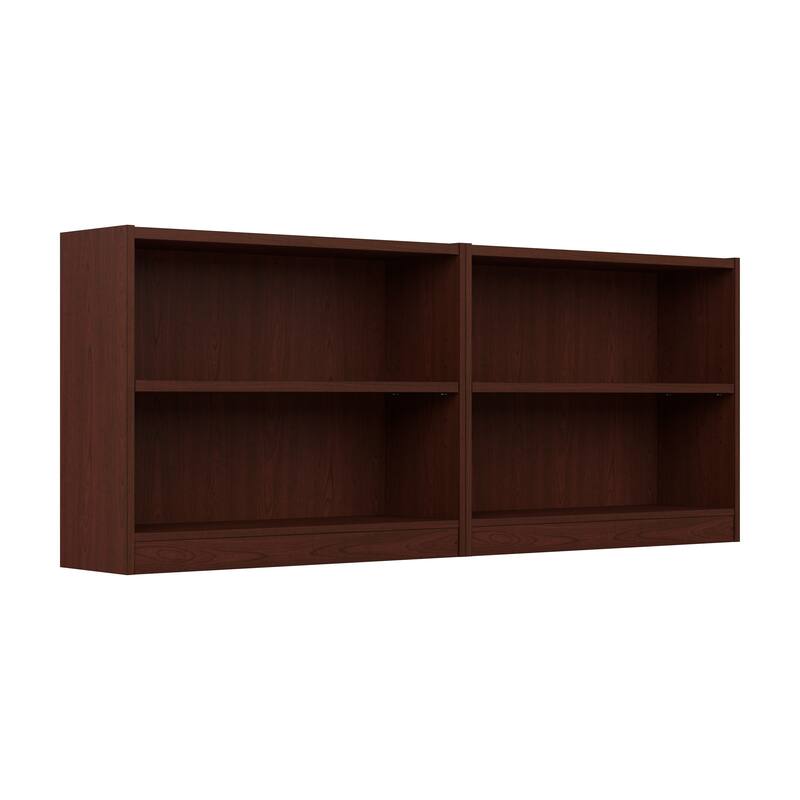Universal Small 2 Shelf Bookcase Storage - Set of 2 by Bush Furniture.