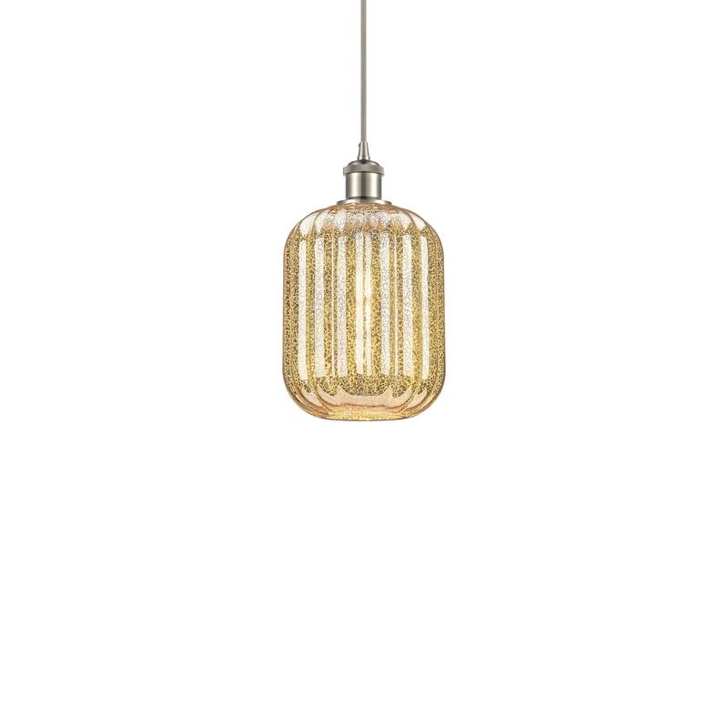 Innovations Lighting 516-1P-12-7 Preston Pendant Preston 7" Wide Mini - Brushed Satin Nickel / Mercury