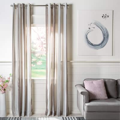 SAFAVIEH Jara Semi-Sheer Window Curtain Panel
