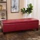 preview thumbnail 37 of 44, Lucinda Faux Leather Storage Bench by Christopher Knight Home - 51.25" L x 17.50" W x 16.25" H
