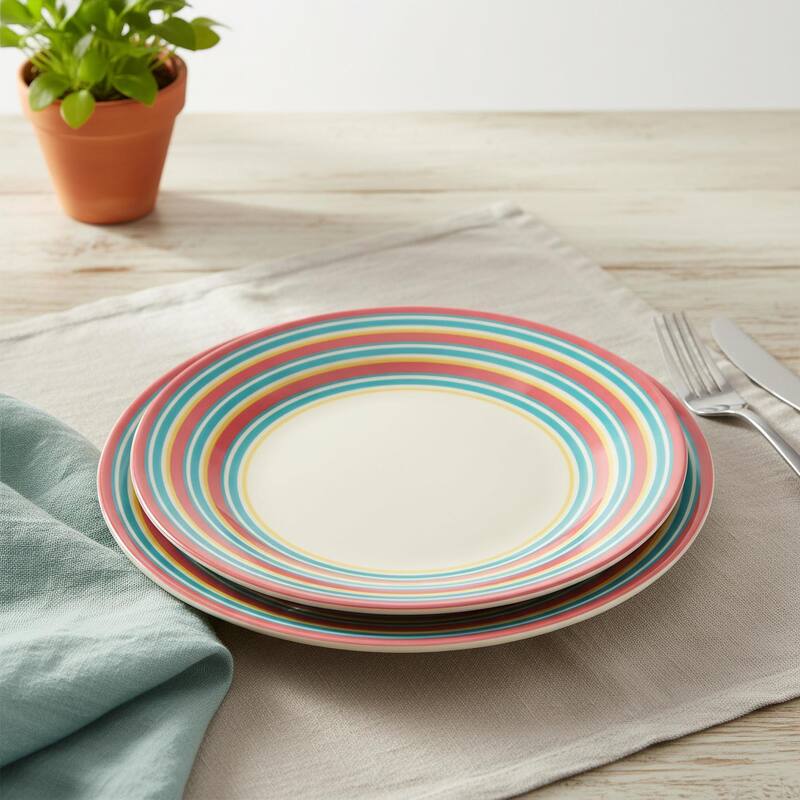 Kit Kemp for Spode Calypso Stripe Salad Plate - 9.3 Inch