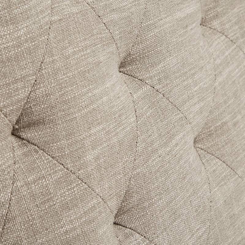 Swivel Single Sofa Chair with Nailhead Trim and Tufted Backrest